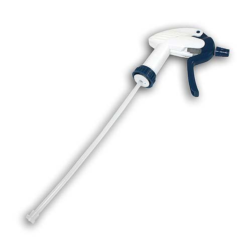 (image for) 9 1/2" Blue / White Trigger Sprayer, Case of 200